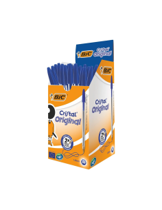 Penne BIC Cristal Original Blu Confezione 50 Pezzi